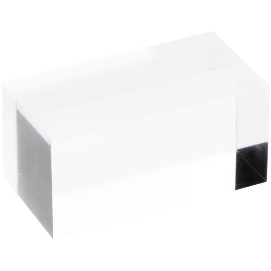 Plymor Clear Polished Acrylic Rectangular Display Block, 1.5" H x 1.5" W x 3" D {2}
