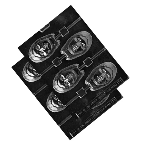 Indian Girl Lolly Chocolate Mold/3-1/2" x 2-1/8" x 3/4" {4}