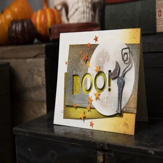 Sizzix Thinlits Dies By Tim Holtz 9/Pkg-Bold Text Halloween {3}