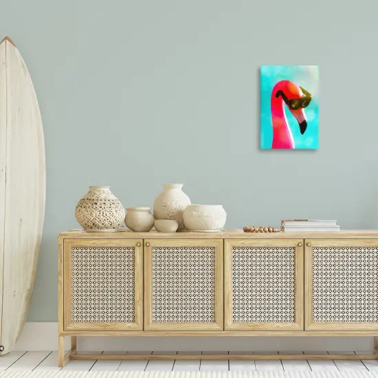 Stupell Industries Flamingo Basking in Bokeh Canvas Wall Art Design by Graffi*tee Studios {2}