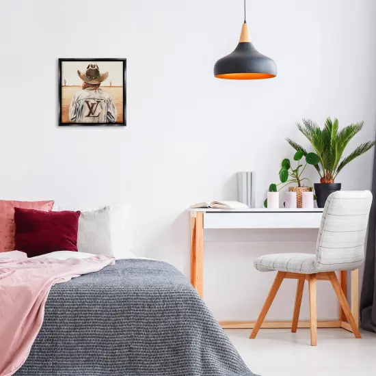 Stupell Industries Desert Cowgirl Fashion Brand Floater Framed Canvas Wall Art Design by Amanda Greenwood {2}