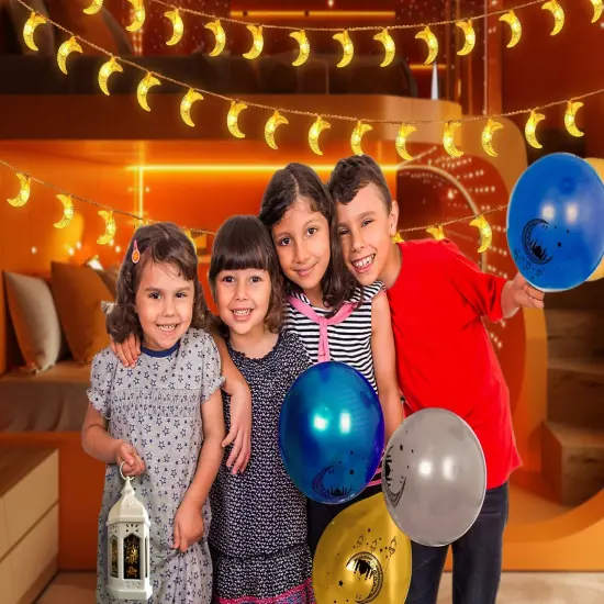 OLEEK Ramadan lights decorations led - Ramadan decorations for home 2025 - Ramadan decor - Ramadan gifts for kids - Ramadan mubarak decorations - Ramadan string lights decoration زينه رمضان كريم ديكور {5}