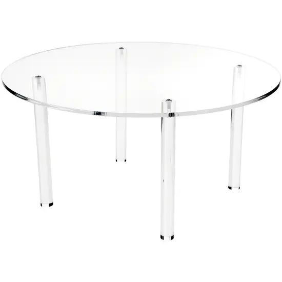 Plymor Clear Acrylic Round 4-Leg Display Riser {1}