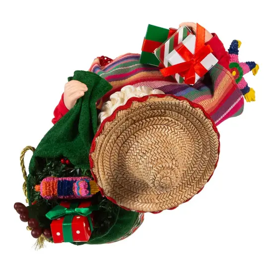 Kurt Adler 11-Inch Fabrich&eacute; Musical Mexican Santa {5}