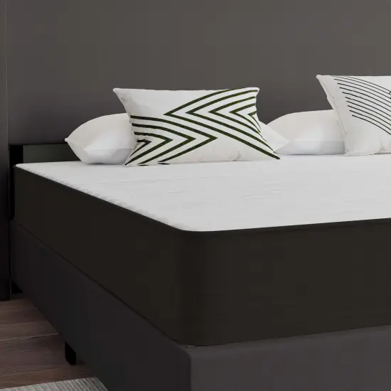 Emma and Oliver Asteria Premium ComfortMedium Firm Hybrid Innerspring Mattress in a Box with Knitted Fabric Top and CertiPUR-US Certified Foam {3}