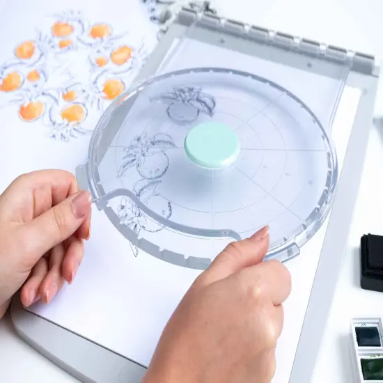 Sizzix Stencil & Stamp Tool Accessory-Stamp & Spin Tool {5}