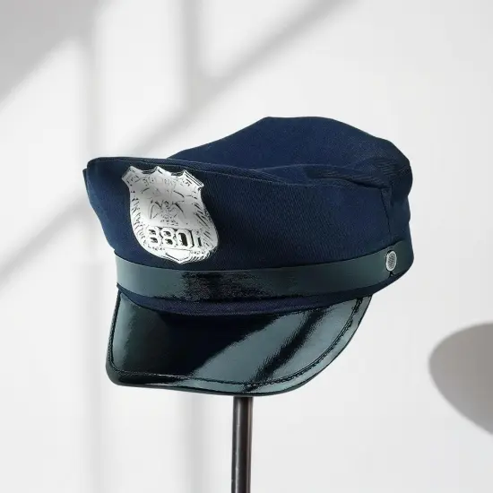 Police Cap Adjustable Child Costume Hat | Youth Size {5}