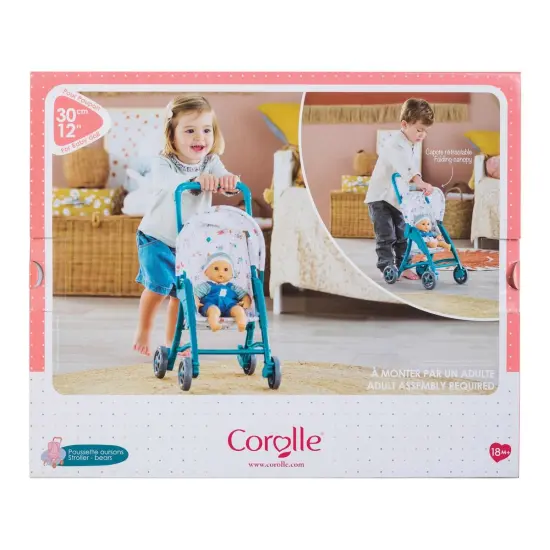Corolle Toddler's First Doll Stroller - Teal {6}