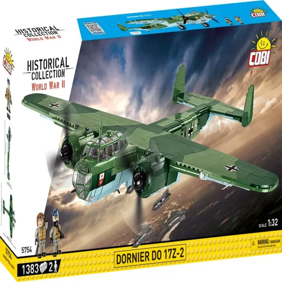 COBI Historical Collection WWII Dornier Do 17Z-2 Plane {4}