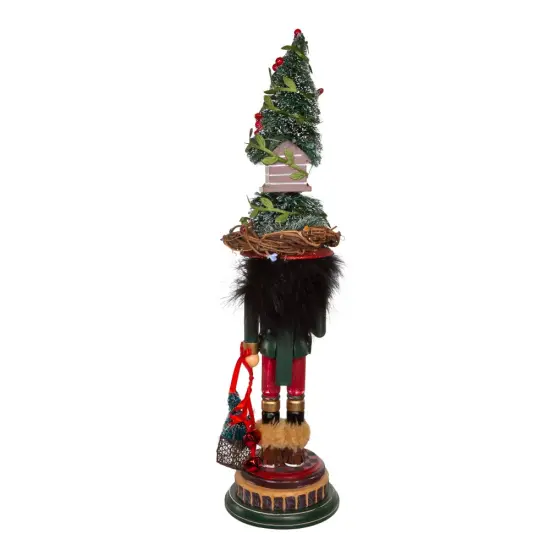 Kurt Adler 19.5-Inch Hollywood Cardinal in Tree Hat Nutcracker {3}