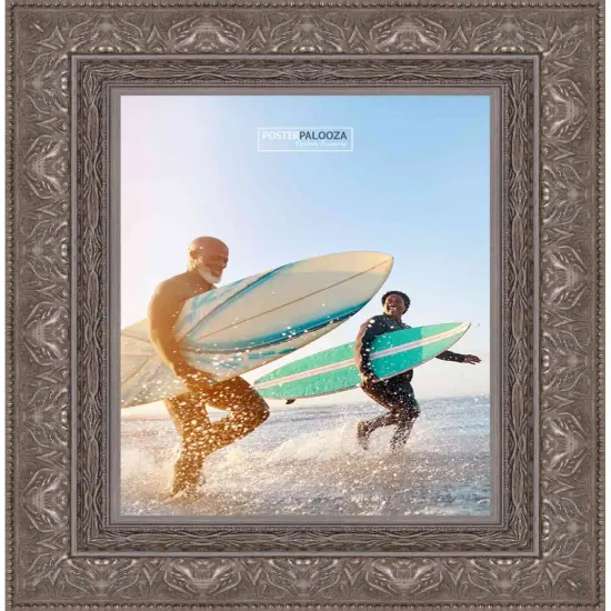 Panoramic Museum Silver Picture Frame - UV Acrylic, Foam Board Backing, Hanging Hardware {4}