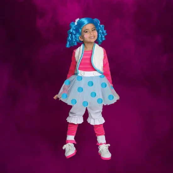 Rubies Girl's Lalaloopsy Mittens Fluff 'n' Stuff Child Halloween Costume - XS 2T-3T Blue {4}