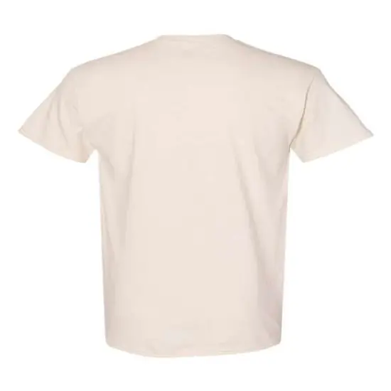 Classic Heavy Cotton T-Shirt for Adults Durable & Comfortable Natural {2}