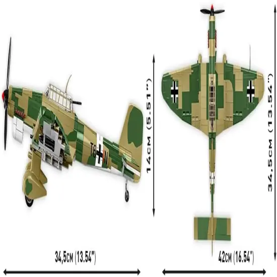 COBI Historical Collection WWII JUNKERS JU 87 B-2 Plane {4}