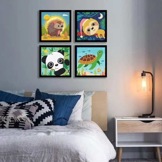 4 Pack 5D Cartoon Diamond Painting Kits for Kids Beginners {3}