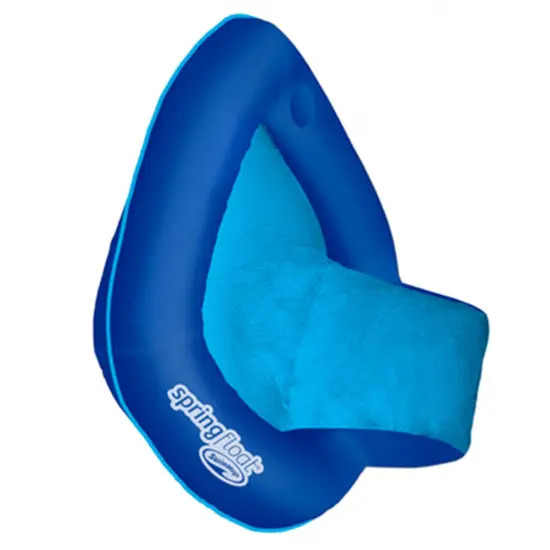 SwimWays 39" Blue Inflatable Spring Float SunSeat Swimming Pool Lounge Seat {3}