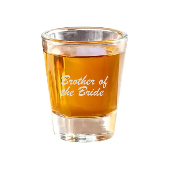 2oz Wedding Shot Glass {4}