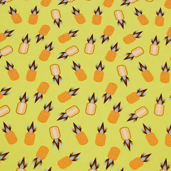 Kawaii Pineapple Party Printed Spandex {2}
