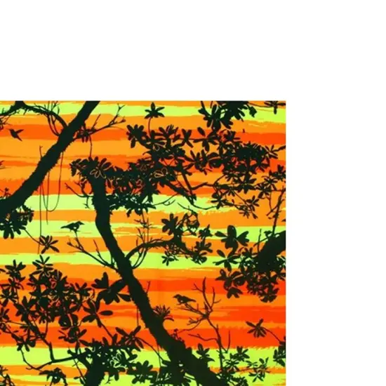 Romantic Sunset Printed Spandex {6}