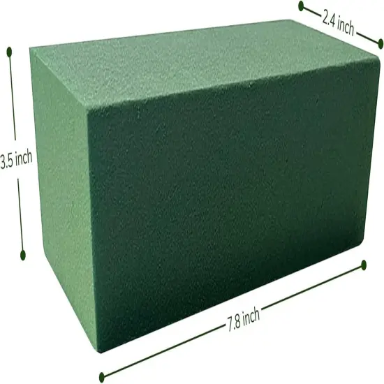 6-Pack Floral Foam Blocks Dry & Wet for Fresh and Artificial Flowers, 7.8&rdquo; L x 3.5&rdquo; W x 2.4&rdquo; H &ndash; Ideal for Weddings, Birthdays, Home, Office, and Garden Decor {2}