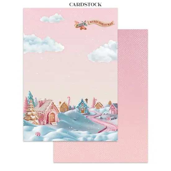 Stamperia Junk Journal Stickers, Cut-outs And Backgrounds-Candy Christmas {5}