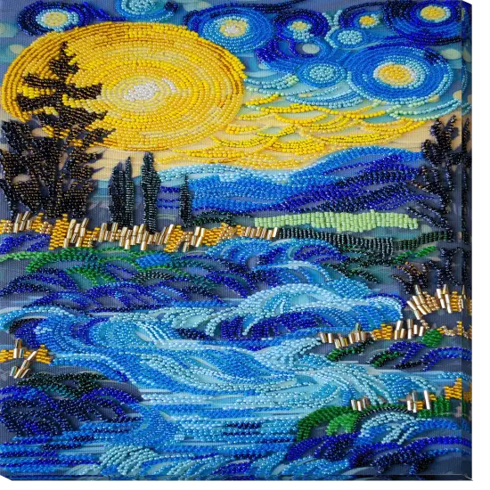 Bead Embroidery Kit - There behind the waterfall {1}
