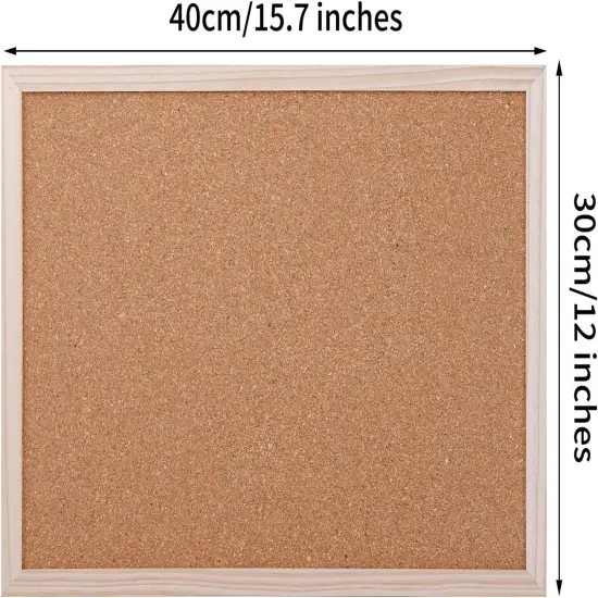 Pack of 2 Cork Board Bulletin Board(Natural) {5}