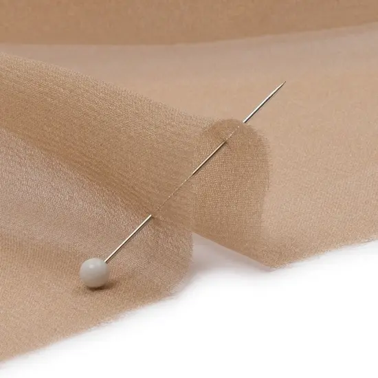 1 Yard Cornstalk Silk Chiffon Sheer Solid Lightweight Draping Apparel Fabric 54 Inch Width {2}