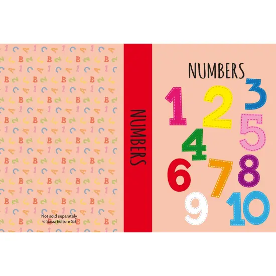 Sassi: My First Library - Read & Learn - 8 Cardboard Mini-Book Set, ABC's-Numbers-Body-Shapes-Colors-Family-Time, Portable Box, Kids-Toddlers Ages 2+ {6}