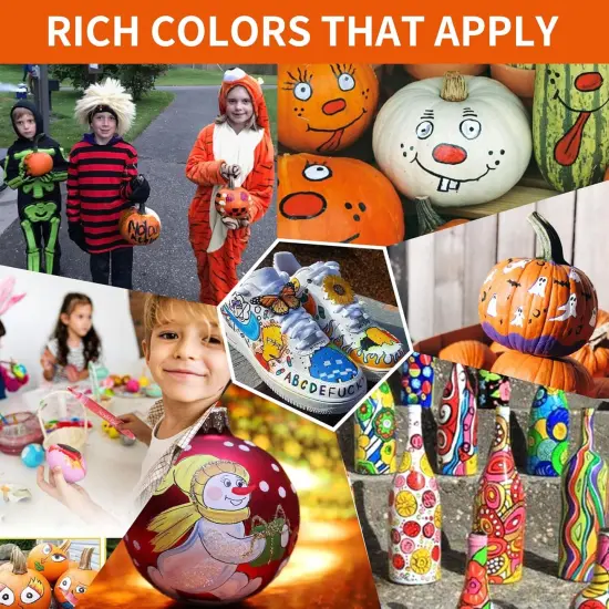 Paint Pens Acrylic Markers(	Multicolor) {3}