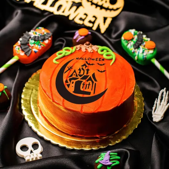 24 PCS Halloween Stencils for Painting Reusable Pumpkin Ghost(24pcs Halloween) {5}