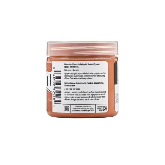 FolkArt Super Thick Acrylic Paint Terra Cotta 4 oz {3}
