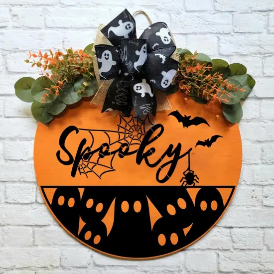 Halloween Stencils 12(	Halloween Half Round) {2}
