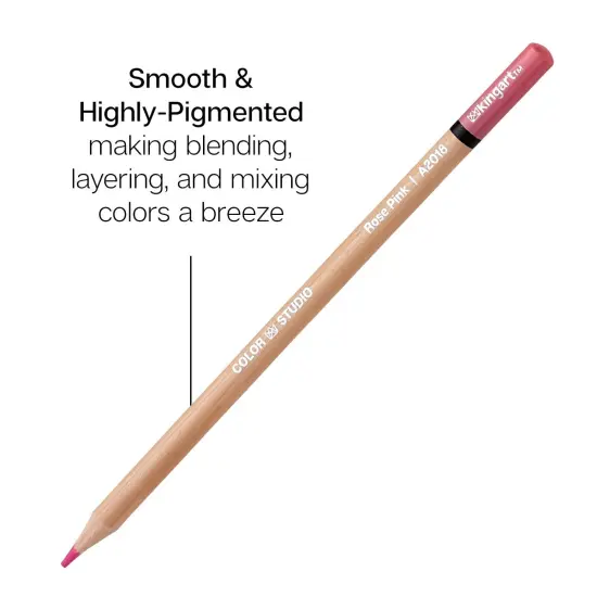 KINGART&reg; Colored Pencil Set, 24 Colors {2}