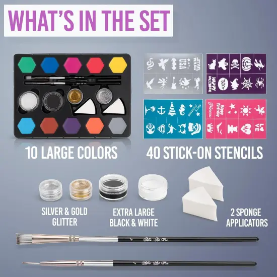Face Painting Kits for Kids (Small &ndash; 58 pcs) {2}