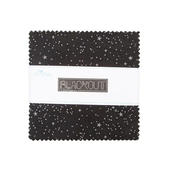 Blackout 5" Square Pack (Charm Pack / 5" Stacker) by Riley Blake Designs for Riley Blake (5-16240-42) {1}