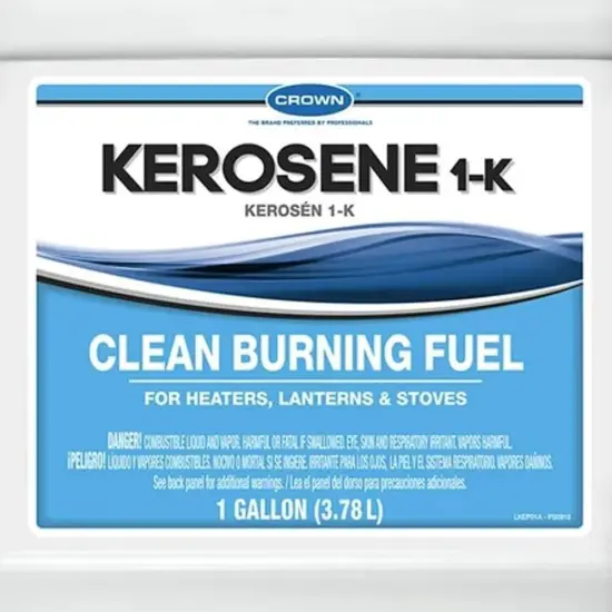 Crown K-1 Grade Kerosene, 1 Gallon Clean Burning Fuel {4}