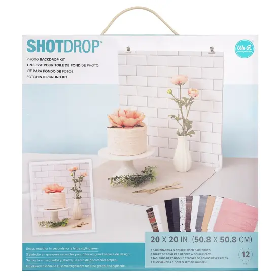 We R ShotBox ShotDrop Photo Background Kit-20"X20" {1}
