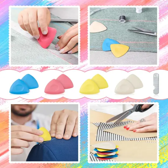 Triangle Sewing Chalk for Fabric (4 color) {5}