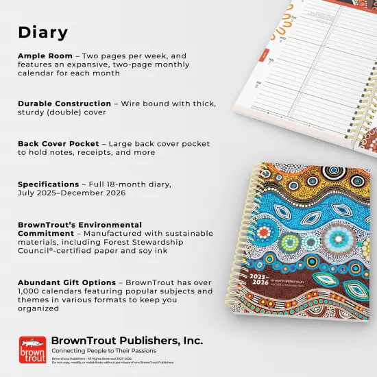 Aboriginal Art | 2026 Diary Calendar {4}