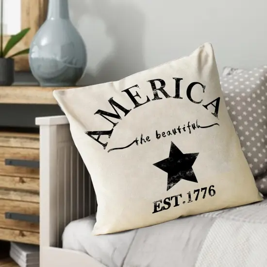 Decorative Throw Pillow Cover for July 4th Decorations {4}