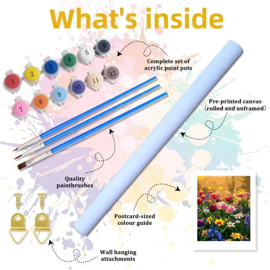 Paint by Numbers Kit for Adults Beginner, 16x20Inches {4}