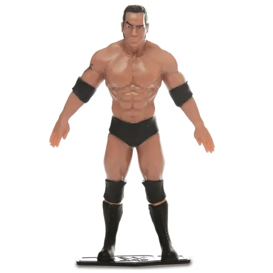 FleXfigs: The Rock & Stone Cold Steve Austin - 2 Character Pack - Articulated Action Figures, Flex It - Pose It!, Collectible Toy Miniatures, Kids 3+ {7}