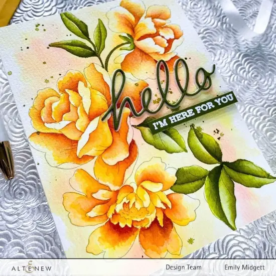 Altenew Watercolor Coloring Book {6}