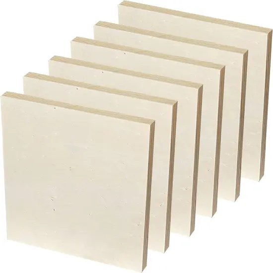 9x12 Wood Canvas for Crafts, 6-Pack Framed Wooden Panel Boards {5}