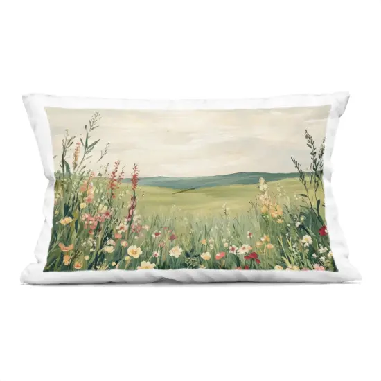 Stupell Industries Nature's Meadow View Indoor Pillow, 14 x 7 x 20 {1}