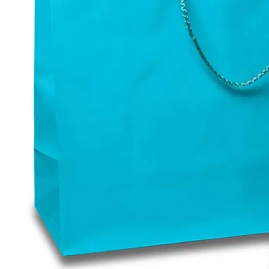 Bold Colors and Glossy Finish: Euro Totes 4 3/4'' x 2 3/4'' x 6 3/4'' Scuba Blue {6}