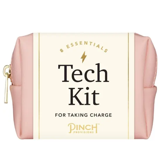 BLUSH PINK PUFFER TECH KIT {1}