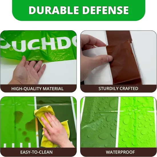 4E's Novelty Football Party Tablecloth, 2 Pack Disposable Plastic Table Covers, 54 x 108 Inch, Perfect for Football Party Decorations, Game Party Decors {4}