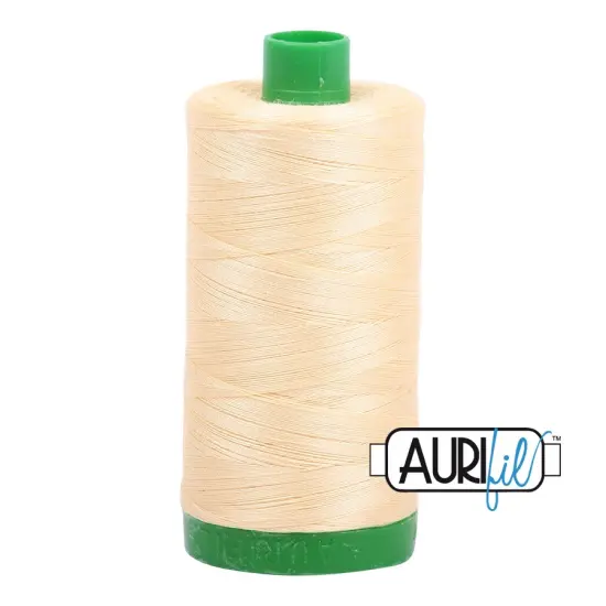 Champagne (2105) | 40wt Large Spool (1000M / 1094Y) | Aurifil Thread {1}